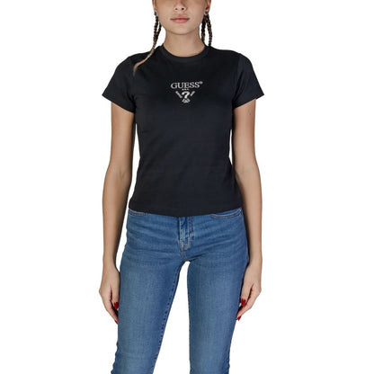 Guess Active Black Cotton T-Shirt