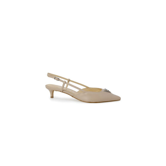 Guess Beige Polyester High Heel Pumps