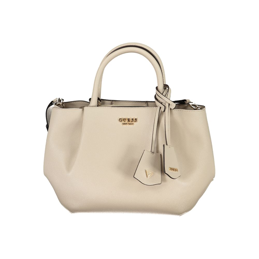 Guess Jeans Beige Polyethylene Handbag
