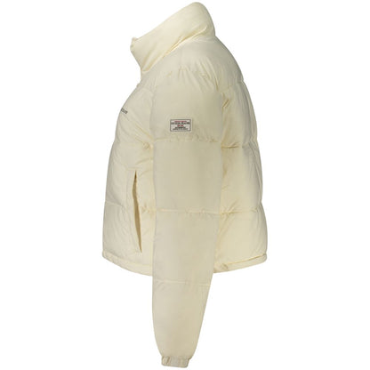 Guess Jeans Bianco Recycled Polyester Women's Jacket
