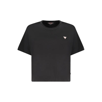 Guess Jeans Black Cotton Women Top