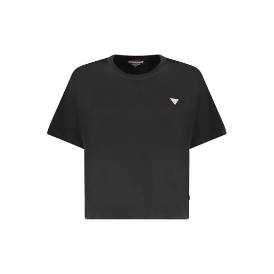 Guess Jeans Black Cotton Women Top