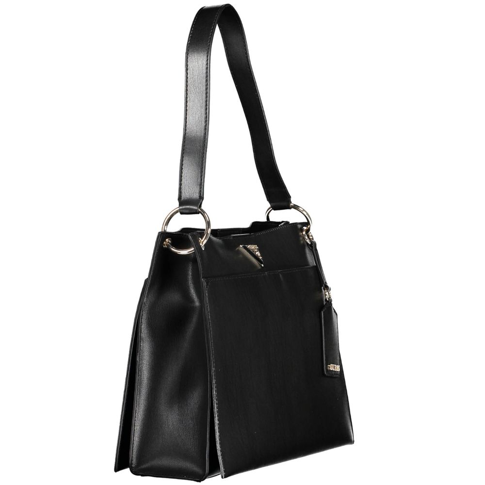Guess Jeans Black Polyethylene Handbag