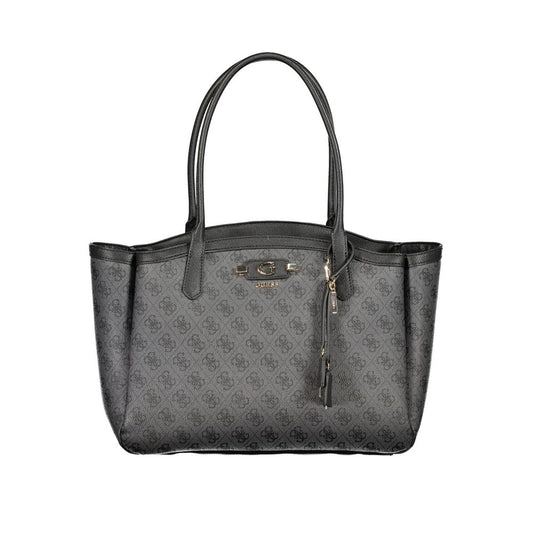 Guess Jeans Black Polyethylene Handbag