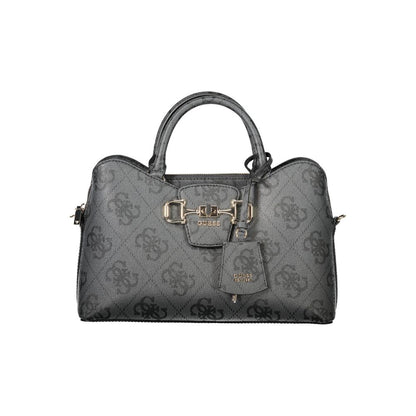 Guess Jeans "Black Polyurethane Women Handbag"
