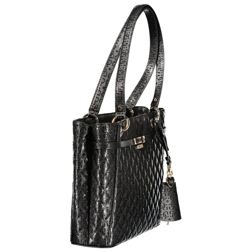 Guess Jeans Black Polyurethane Women's Handbag