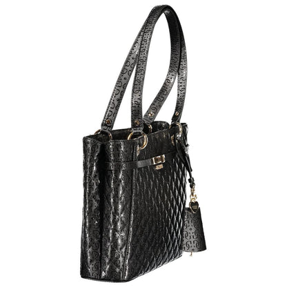 Guess Jeans Black Polyurethane Women's Handbag