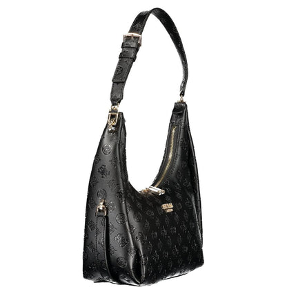 Guess Jeans Black Polyurethane Women's Handbag