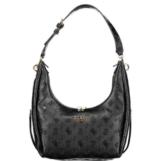 Guess Jeans Black Polyurethane Women's Handbag