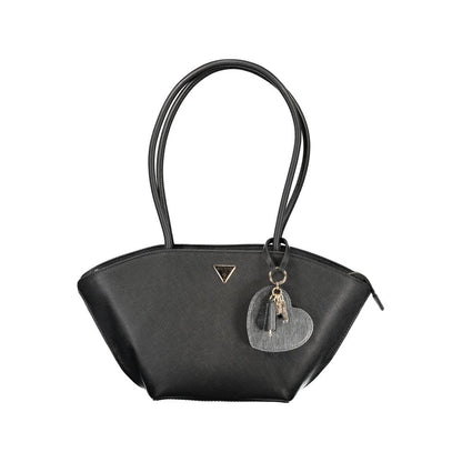 Guess Jeans Black Polyurethane Women's Handbag