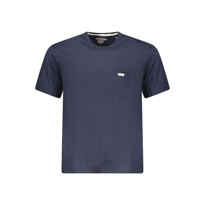 Guess Jeans Blue Organic Cotton Men T-Shirt