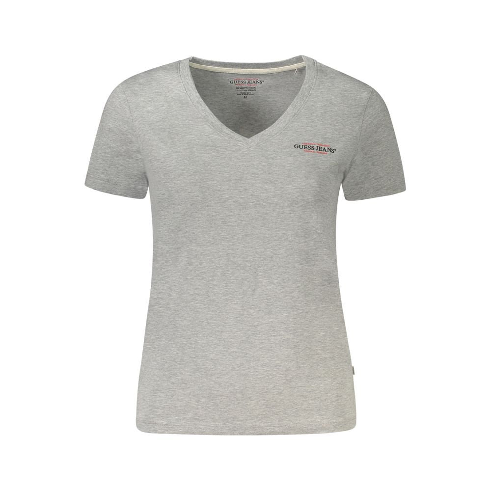 Guess Jeans Gray Cotton Tops & T-Shirt