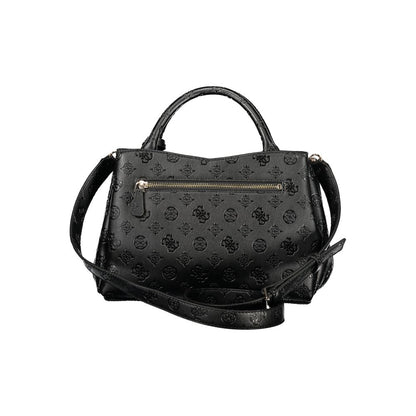 Guess Jeans Nero Poliuretano Women Handbag