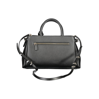 Guess Jeans Nero Poliuretano Women Handbag