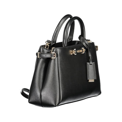 Guess Jeans Nero Poliuretano Women Handbag