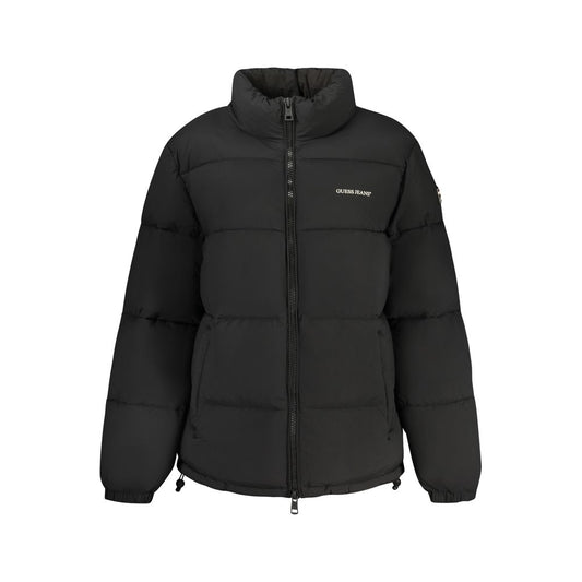 Guess Jeans Nero Polyester Woman Jacket
