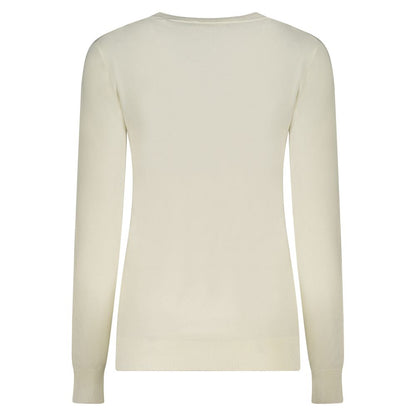 Guess Jeans White Viscose Sweater