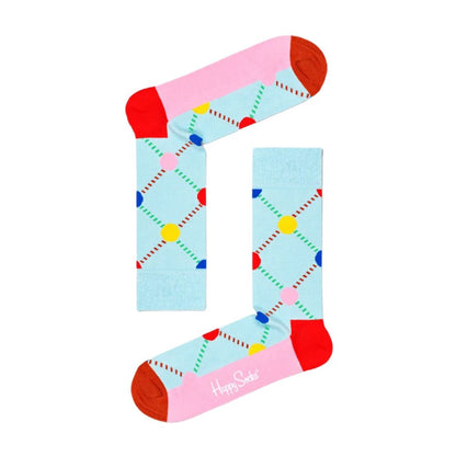 Happy Socks Blue Cotton Tights & Sock