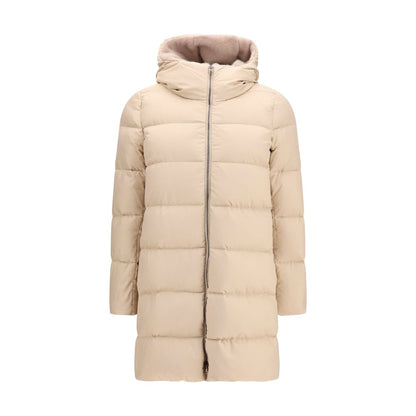 Herno Beige Polyester Full-Length Jacket