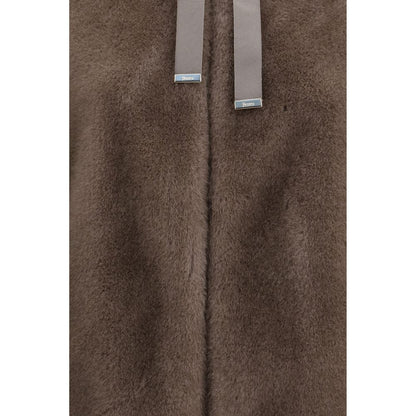 Herno Brown Polyester Full-Length Jacket