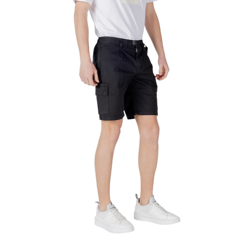 Hugo Boss Black Cotton Bermuda