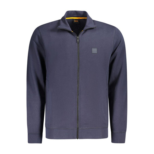 Hugo Boss Blue Cotton Men's Sweatshirt