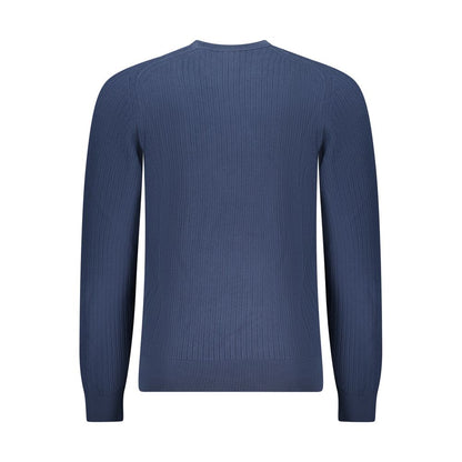 Hugo Boss Blue Cotton Sweatshirt