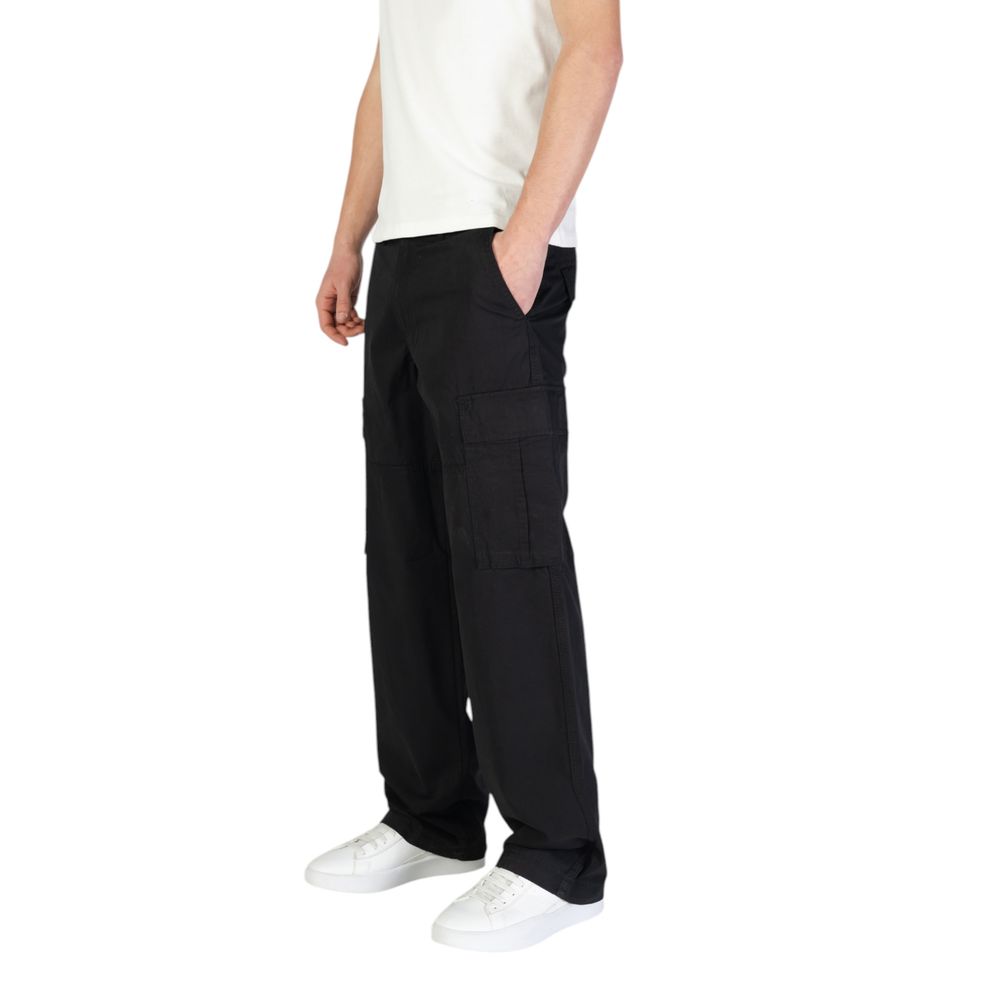 Jack Jones Black Cotton Pant