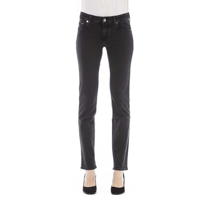 Jacob Cohen Black Cotton Women Jeans
