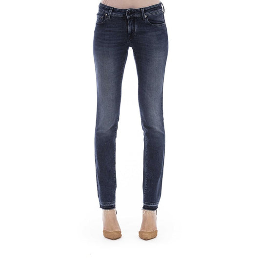 Jacob Cohen Blue Cotton Women Jeans