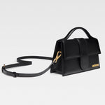 Jacquemus Black Leather Crossbody Bag-Modeoutlet