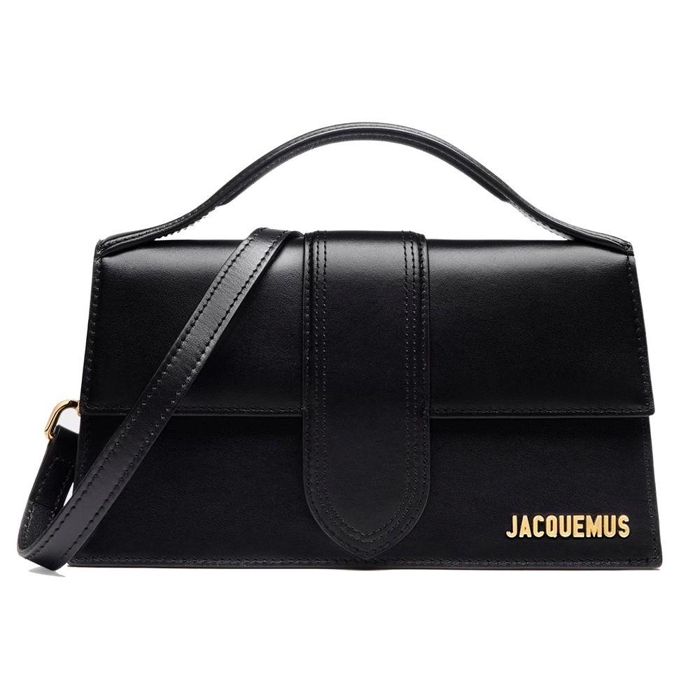 Jacquemus Black Leather Crossbody Bag-Modeoutlet