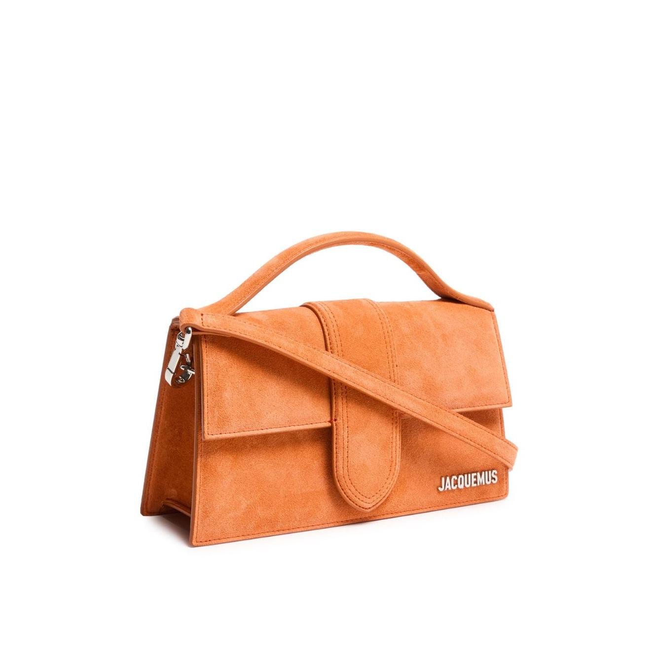 Jacquemus Terracotta Leather Le Grand Bambino Handbag