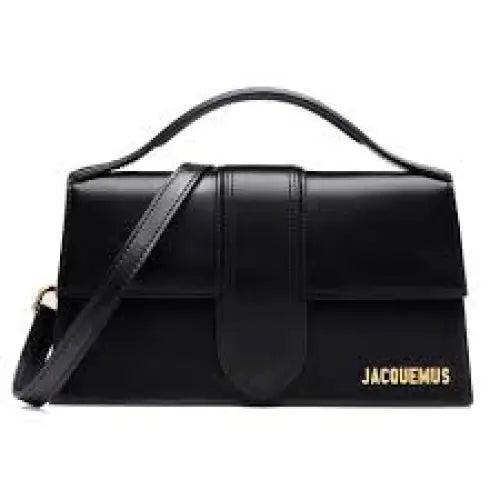 Jacquemus sort læder crossbody taske til dame