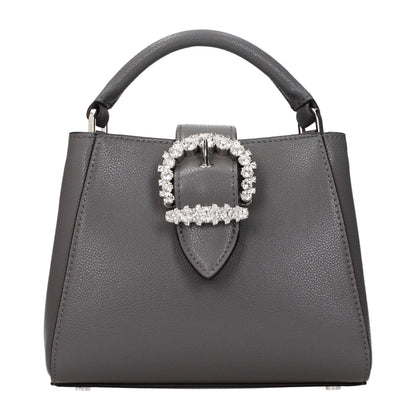 Jimmy Choo Gray Leather Handbag