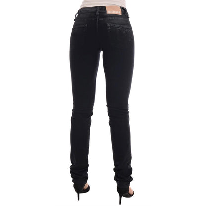 John Galliano Gray Wash Cotton Stretch Regular Fit Jeans