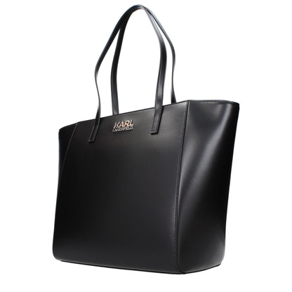 Karl Lagerfeld Black Polyethylene Shoulder Bag