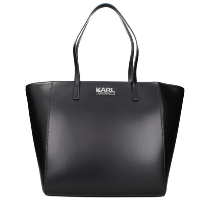 Karl Lagerfeld Black Polyethylene Shoulder Bag