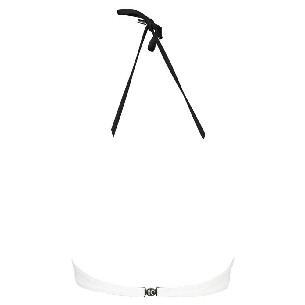 Karl Lagerfeld White Elastane Swimwear