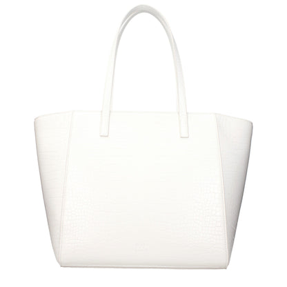 Karl Lagerfeld White Polyethylene Shoulder Bag