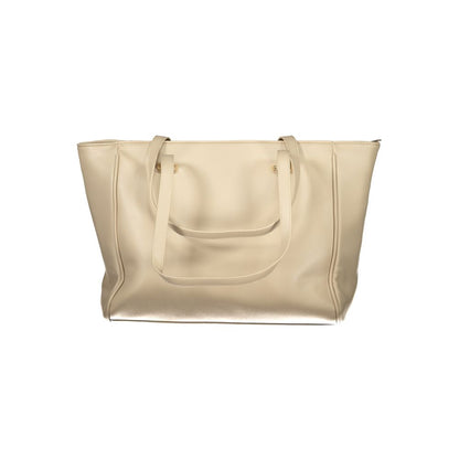 Laura Biagiotti Beige PVC Women Handbag