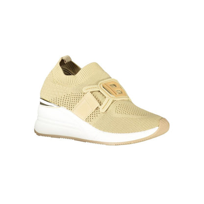Laura Biagiotti Beige Polyester Sneakers