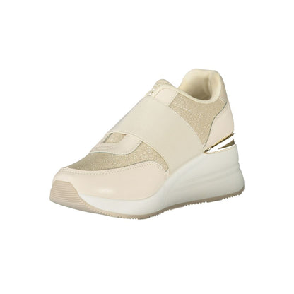 Laura Biagiotti Beige Polyester Sneakers