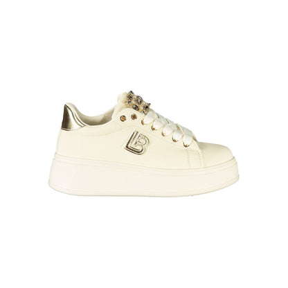 Laura Biagiotti Beige Polyester Sneakers