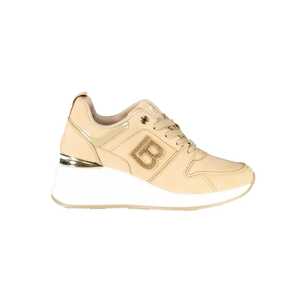 Laura Biagiotti Beige Polyester Sneakers