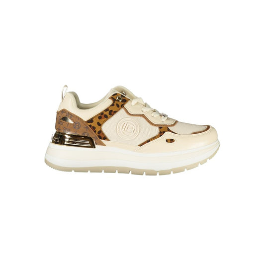 Laura Biagiotti Beige Polyester Sneakers