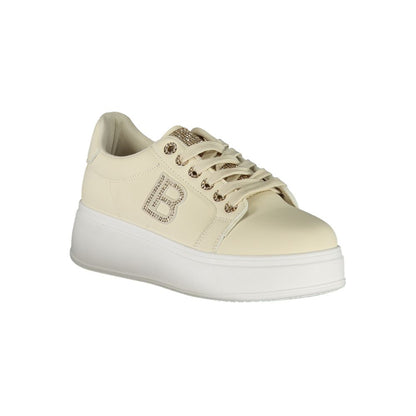 Laura Biagiotti Beige Polyester Women Sneakers