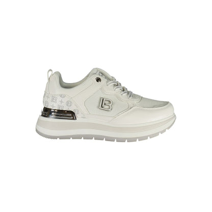 Laura Biagiotti Bianco Poliuretano Women Sneaker