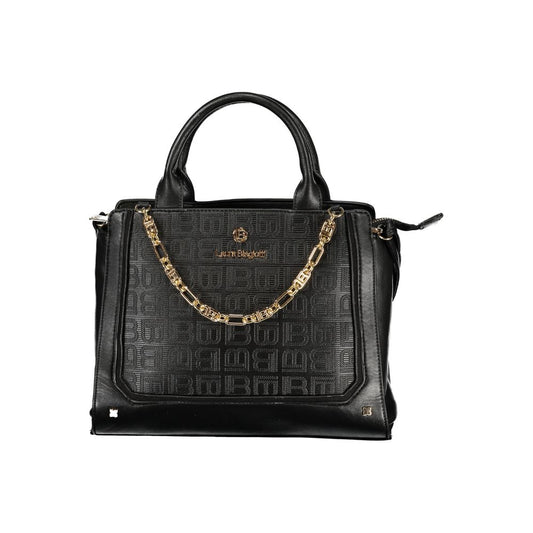Laura Biagiotti Black PVC Women Handbag