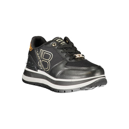 Laura Biagiotti Black Polyester Women Sneakers